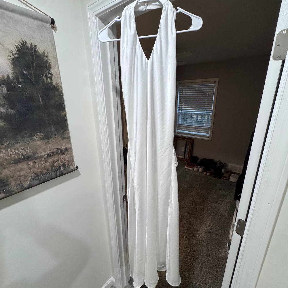 Show Me Your MuMu Jasmine Halter Midi Dress